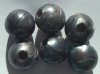 6 20mm Satin Grey Bronze Swirl Vintage Acrylics